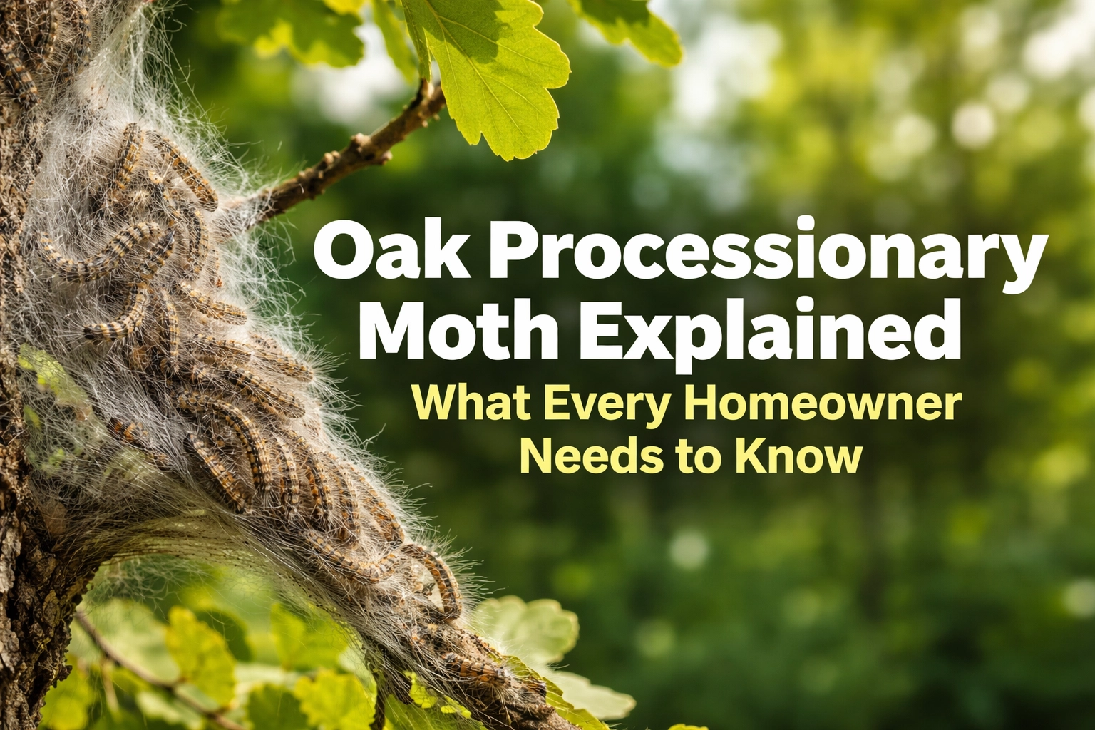 Oak Processionary Moth Explained: What Every Homeowner Needs to Know