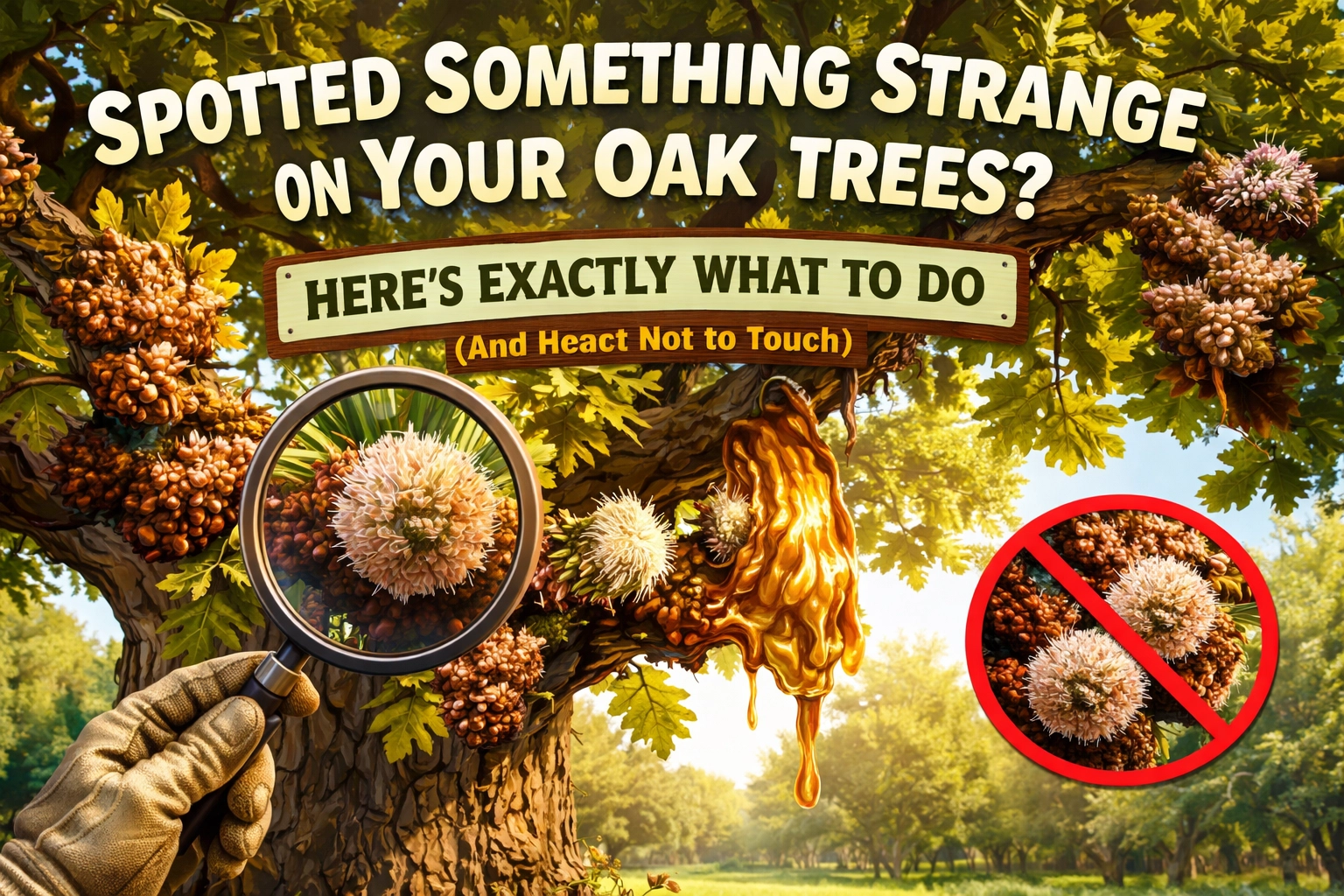 Spotted Something Strange on Your Oak Trees? Here's Exactly What to Do (And What Not to Touch)